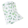 Red Flower Pattern Swaddle Blanket