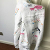 Red Flower Pattern Swaddle Blanket