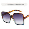 Vintage Oversize Square Sunglasses