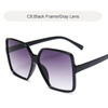 Vintage Oversize Square Sunglasses
