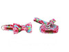 Peony Flower Print Cat & Dog Collar w/ Detachable Bow