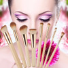 Gold Make Up Brushes | 8 Piece Set Gold Make Up Brushes | 8 Piece Set