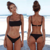 Low Waisted Padded Scoop Bikini Set