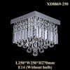 Modern Crystal Chandelier Light LED Lamp Lustre Chandeliers Lighting Hanging Ceiling Fixtures Pendant Luminaire For Living Room