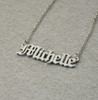 Personalized Name Necklace, Customized Nameplate Necklace, Custom Name Necklace, Old English style Name Jewelry Personalized