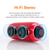 Portable Water Resistant Bluetooth Speaker Supports Plug & Play, USB, AUX, TF Card