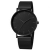 Luxury Watch Men Mesh Ultra-thin Stainless Steel Quartz Wrist Watch Male Clock reloj hombre relogio masculino Free Shipping