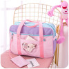 Pink Preppy Shoulder Bag Kawaii Canvas School Totes #JU2450 Pink Preppy Shoulder Bag Kawaii Canvas School Totes #JU2450