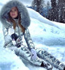 Shiny Ski Suit Women Winter Windproof Skiing Jumpsuit Snowboarding Suit Female