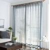 ENHAO Modern Tulle Curtains for Living Room The Bedroom Kitchen Tulle Curtains for Window Voile Curtains Sheer Panel Windows