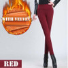WKOUD Winter Leggings Women High Waist Stretch Thick Legging Solid Skinny Warm Velvet Pencil Pants WKOUD Winter Leggings Women High Waist Stretch Thick Legging Solid Skinny Warm Velvet Pencil Pants
