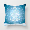 Merry Christmas Elk Cushion Cover Snowflake Tree Printed Pillow Cover for Home Sofa Chair Decorative Pillows 45*45cm