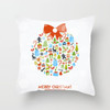 Christmas Printed Pillow Cover Cartoon Style Cushion Cover Deer Snowman Throw Pillow Decorative Pillows For Sofa Car Christmas Printed Pillow Cover Cartoon Style Cushion Cover Deer Snowman Throw Pillow Decorative Pillows For Sofa Car