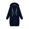 Long Oversized Hoodies Women Autumn Winter Sweatshirt Women Zipper Women Hoodies Outerwear Pockets Sudaderas Mujer Sweat Femme