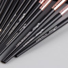 Premium 12 pieces pro-makeup set including Eye Shadow Blending Eyeliner Eyelash Eyebrow Brushes For Makeup