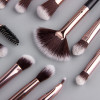 Premium 12 pieces pro-makeup set including Eye Shadow Blending Eyeliner Eyelash Eyebrow Brushes For Makeup