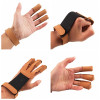 Archery Protect Glove 3 Fingers Pull Bow Leather Shooting Gloves