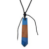 Handmade Wood Resin Pendant Necklace