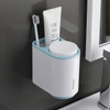 Bathroom Accessories organizer Set Toothbrush Holder Automatic Toothpaste Dispenser Holder Toothbrush Wall Mount Rack Tools Set