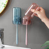 Bathroom Accessories organizer Set Toothbrush Holder Automatic Toothpaste Dispenser Holder Toothbrush Wall Mount Rack Tools Set