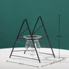 Terrarium Retro Iron Line Vase Hydroponic Plant Flower Vase Home Decoration Metal Plant Holder Nordic Styles Iron Vases Ornament