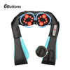 U Shape Electrical Shiatsu Body Shoulder Neck Massager Back Infrared 4D Kneading Massage Car Home Best Gift HealthCare