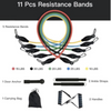 11pcs Resistance Band Set 11pcs Resistance Band Set