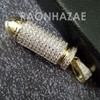 Hip Hop Blinged Out Bullet Pendant w/ 5mm Miami Cuban Chain