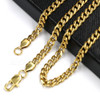 316L Stainless Blinged Out King Lettering Pendant w/ 4mm Miami Cuba Chain