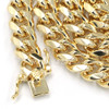 Hip Hop ICED Gold 14K JUMBO Logic Jesus Brass Pendant w 10mm Cuban Chain Set