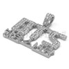 K-pop BTS Bangtan Boys Army Korean Lettered Pendant w/4mm 18" Franco Chain S K-pop BTS Bangtan Boys Army Korean Lettered Pendant w/4mm 18" Franco Chain S