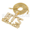 K-Pop BTS DNA Army Your Concert Korean Lettered Pendant w/ 2mm Box Chain Gold K-Pop BTS DNA Army Your Concert Korean Lettered Pendant w/ 2mm Box Chain Gold