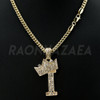 Crown I Initial Pendant Necklace Set