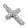 Lab diamond Micro Pave Shizzle Jesus Piece Pendant w/ Miami Cuban Chain BR060