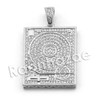 Lab diamond Micro Pave DJ Turntable Pendant w/ Miami Cuban Chain BR025