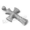 Lab diamond Micro Pave Anarchy Jesus Piece Pendant w/ Miami Cuban Chain BR016
