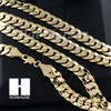 MENS PRAYING HANDS PENDANT DIAMOND CUT 30" CUBAN CHAIN NECKLACE SET G29