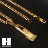 316L Stainless steel Gold Barber Clipper Trimmer Pendant SS017