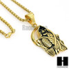 316L STAINLESS STEEL SAINT DEATH SANTA MUERTE GOLD PENDANT W 24" BOX CHAIN NECKLACE 2 316L STAINLESS STEEL SAINT DEATH SANTA MUERTE GOLD PENDANT W 24" BOX CHAIN NECKLACE 2