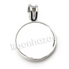 Men Hip Hop Rhodium Plated Medusa Pendant w/ 24" Miami Cuban Chain B15S