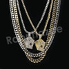 Micro Pave Playing Cards Pendant w/ 18" Tennis / 30" Cuban Chain Micro Pave Playing Cards Pendant w/ 18" Tennis / 30" Cuban Chain