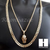 BASKETBALL ROPE CHAIN DIAMOND CUT 30" CUBAN LINK CHAIN NECKLACE S60