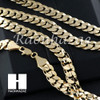 HIP HOP PRAYING HANDS TENNIS CHAIN DIAMOND CUT 30" CUBAN LINK CHAIN S55