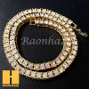 HIP HOP PRAYING HANDS TENNIS CHAIN DIAMOND CUT 30" CUBAN LINK CHAIN S55