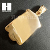 Mens Hip Hop Stainless steel Gold Jesus Face Pendant SS003