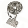 Hip Hop Iced Stainless Steel Gold/Silver Last Supper Pendant W Cuban Chain