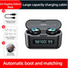 Waterproof LED Display Touch Control Smart Earphones with Rechargeable Case/Free Shipping