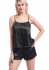 Black Lingerie Sleepwear Camisole Set/Free Shipping