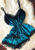 Velvet Eyelash Lace Lingerie Underwear Two Pieces Cami Set/Free Shipping