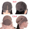 Lace Closure Wig Lace Front Human Hair Wigs 150 Density Indian Straight Human Hair Wigs For Black Women Hairstyled 13X4 4x4/Free Shipping